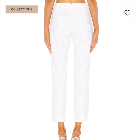 Rag & Bone Simone Snap Pant in White - Picture 3 of 7